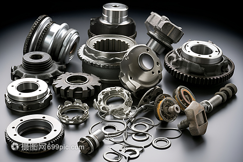 多种类型的齿轮