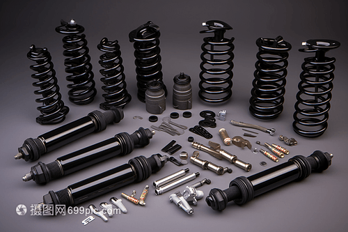 拆卸的弹簧零件