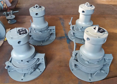 云南江苏捷胜锚机成功交付肆台Φ16mm人力起锚绞盘