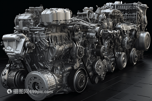 各种汽车发动机