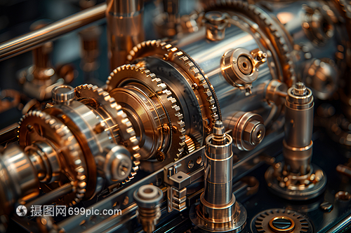 细致的机械构件