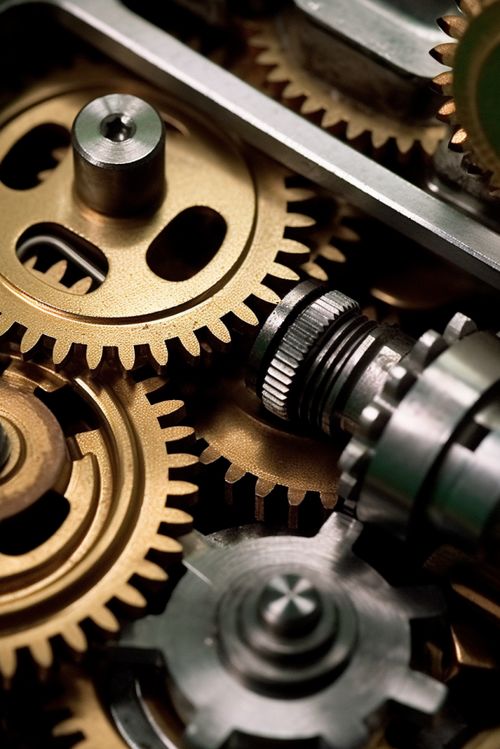 工厂生产工业机械齿轮零件摄影图片 摄影图